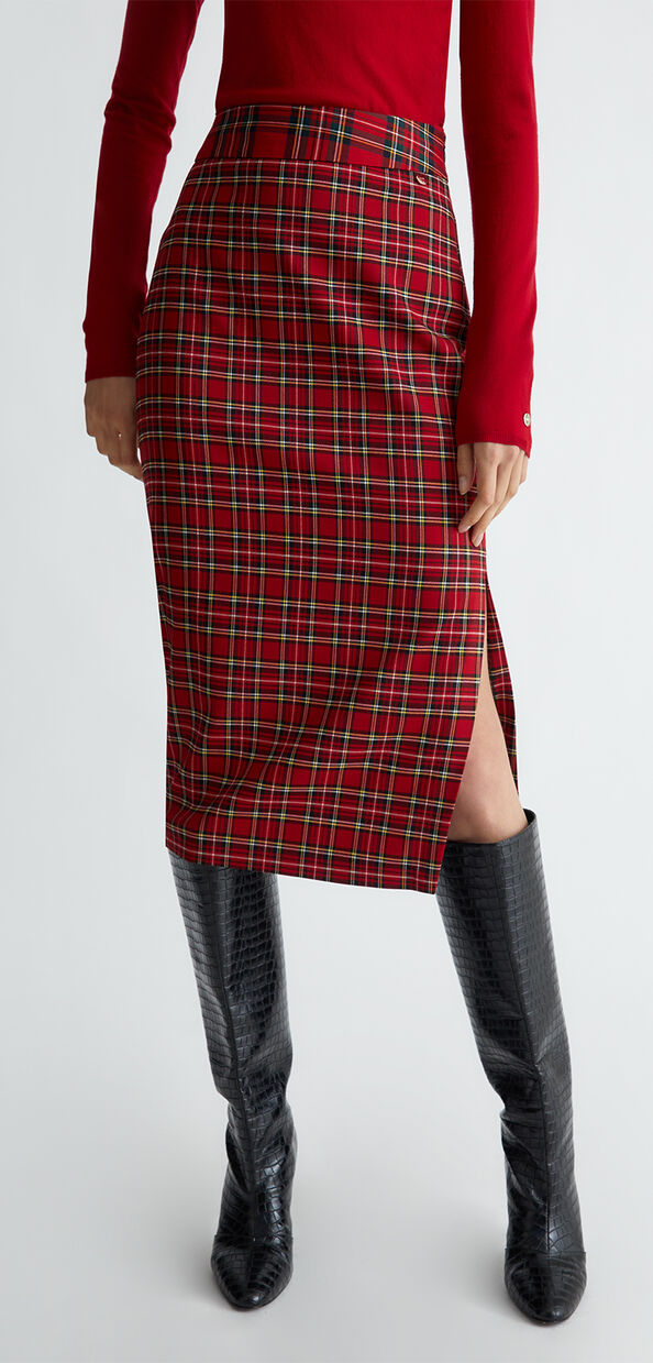 Liu Jo Gonna longuette in tartan